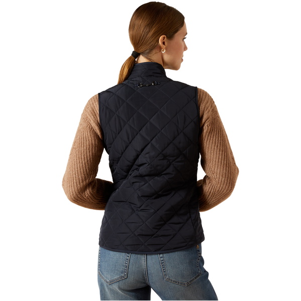 2026 Ariat Womens Woodside Vest 10062688 - Navy / Navy Floral Print